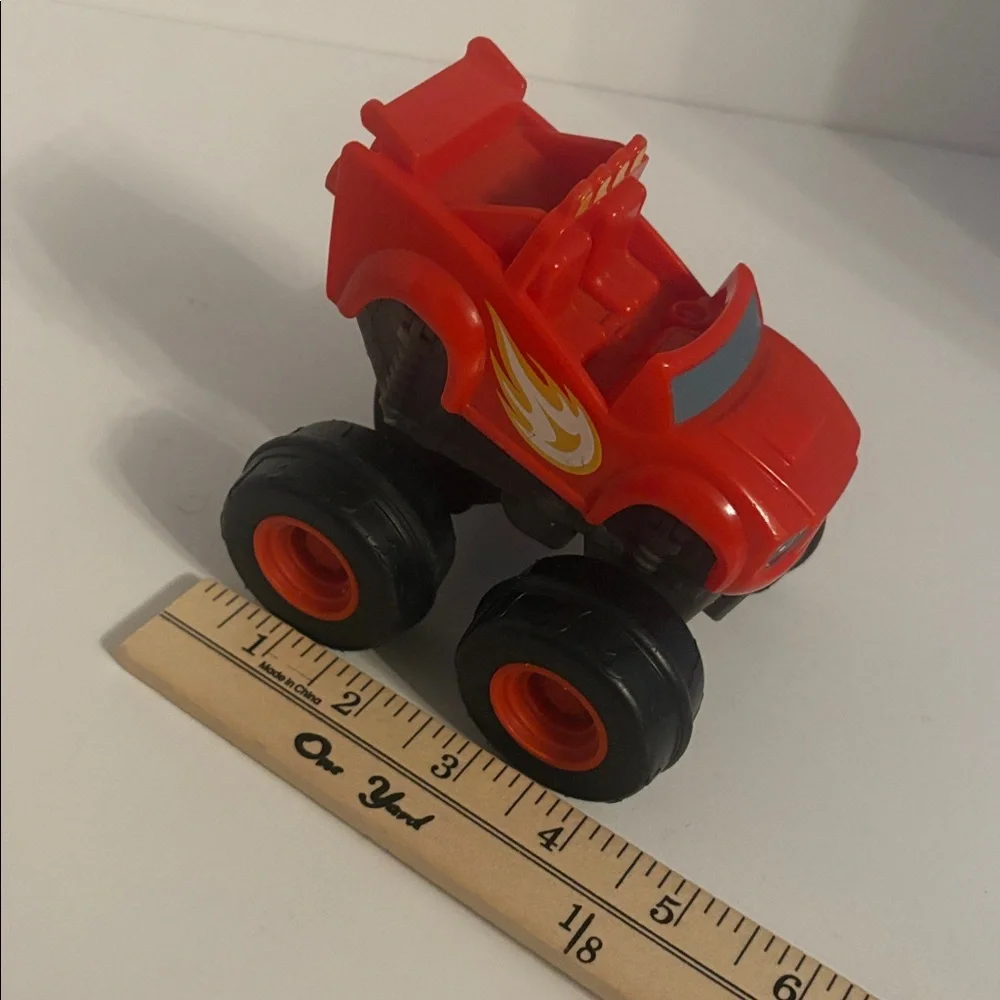 Nickelodeon Blaze and the Monster Machines Push Down n Go Truck (2014 Mattel)